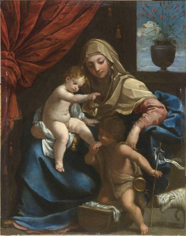 La Vierge, l'enfant Jésus et saint Jean-Baptiste Guido Reni