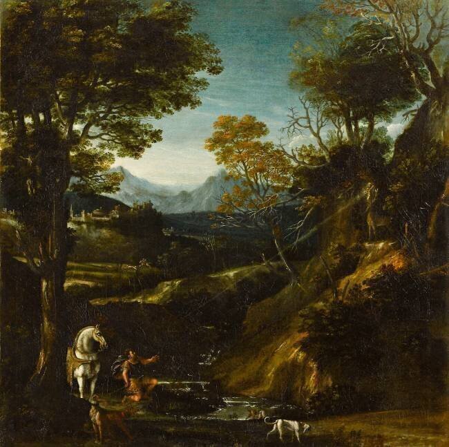 La vision de saint Eustache Giovanni Battista Viola