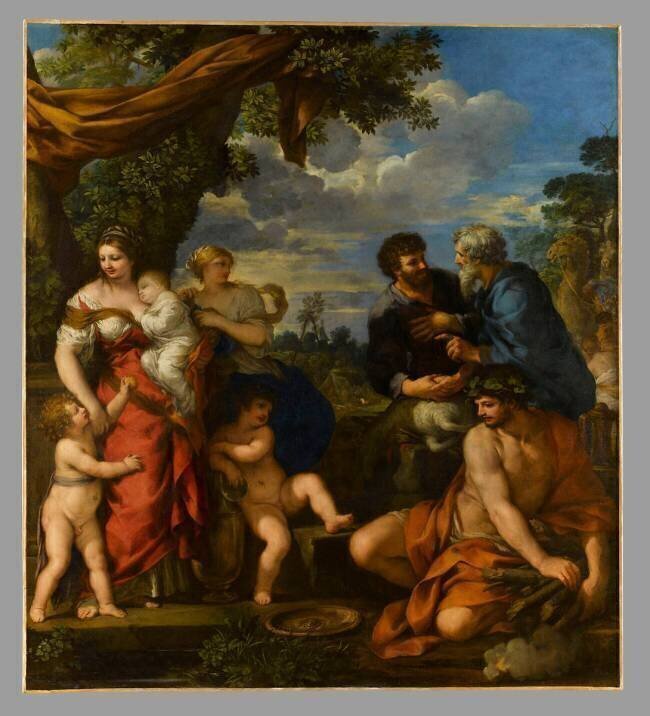 L'Alliance de Jacob et de Laban Pietro da Cortona