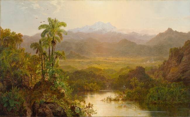Landscape in Ecuador Louis Rémy Mignot