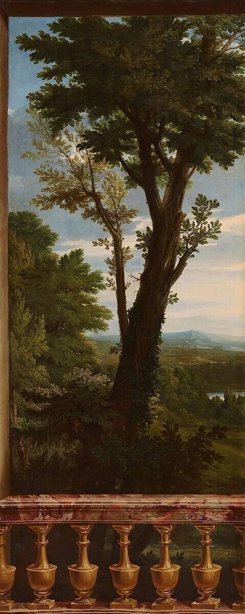 Landscape without figures for the Bains flats at Versailles René Antoine Houasse