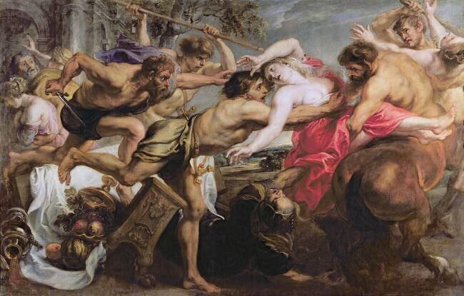 Lapiths and Centaurs Peter Paul Rubens