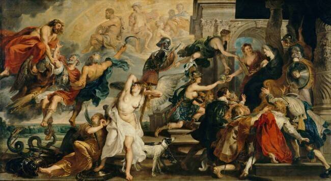 L'Apothéose d'Henri IV et la proclamation de la régence de Marie de Médicis, le 14 mai 1610 Peter Paul Rubens