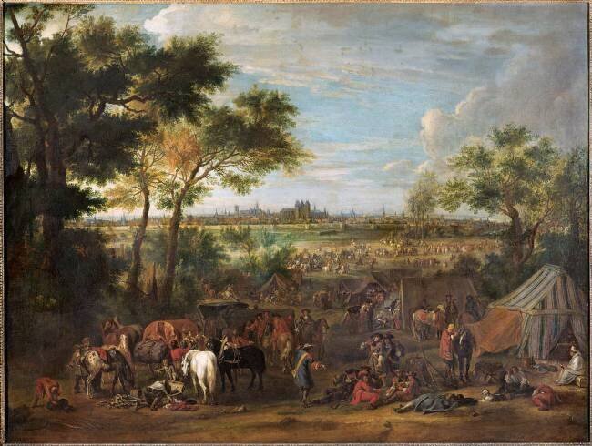 L'armée de Louis XIV devant Tournai Adam Frans van der Meulen