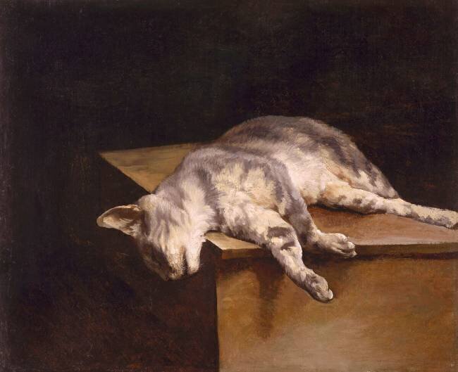 Le chat mort Théodore Géricault