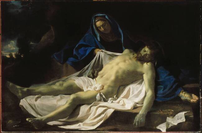 Le Christ mort sur les genoux de la Vierge Charles Le Brun