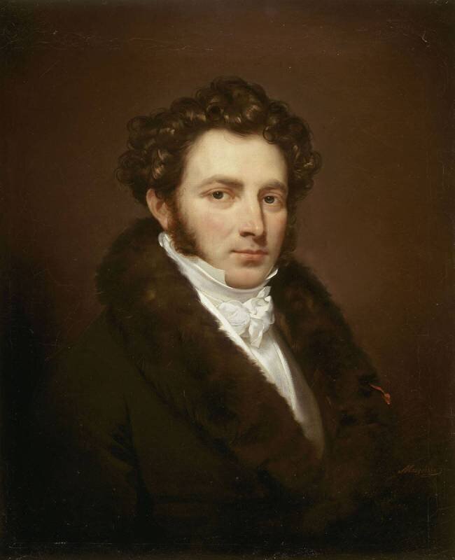 Le comte Marchand, premier valet de Chambre de Napoléon Ier de 1814 à 1821 Jean-Baptiste Mauzaisse