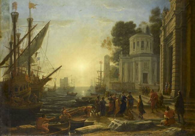 Le Débarquement de Cléopâtre à Tarse Claude Gellée