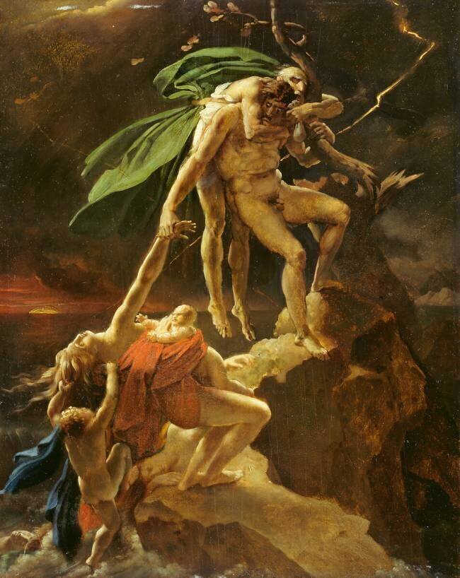 Le Déluge ; esquisse Anne-Louis Girodet