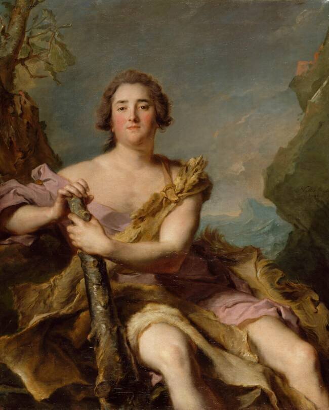 Le duc de Chaulnes représenté en Hercule Jean-Marc Nattier