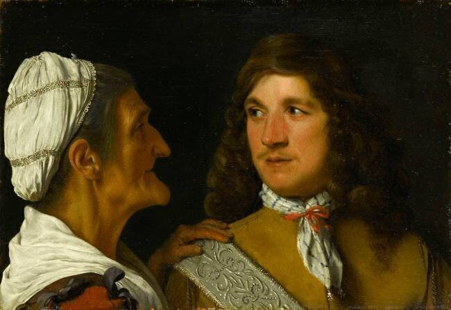 Le Jeune homme et l'entremetteuse Michael Sweerts