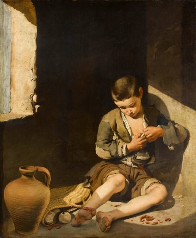 Le Jeune mendiant Bartolomé Esteban Murillo