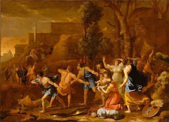 Le jeune Pyrrhus sauvé Nicolas Poussin