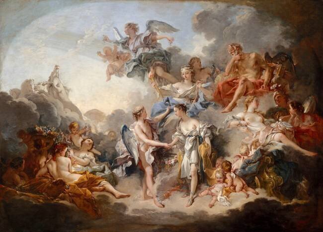 Le mariage de Psyché et de l'Amour François Boucher