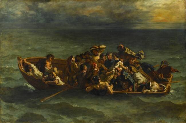 Le Naufrage de Don Juan Eugène Delacroix