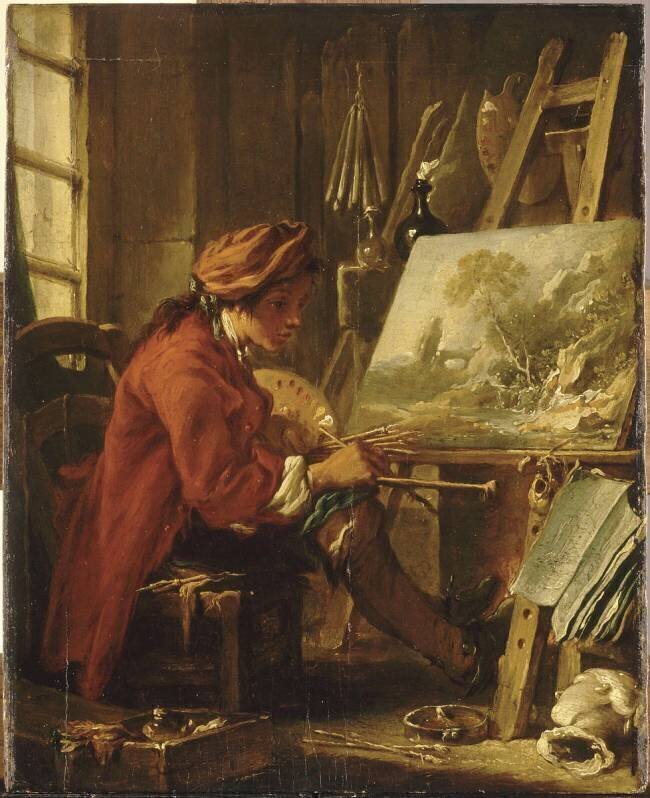 Le Peintre dans son atelier François Boucher