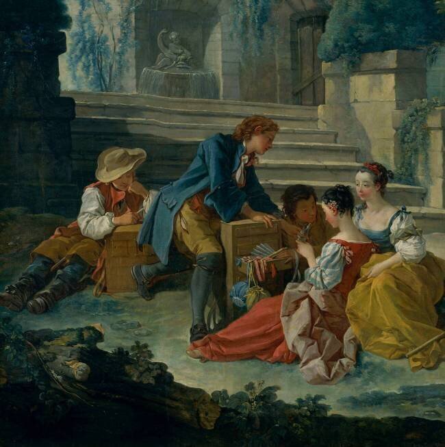 Le Petit colporteur François Boucher