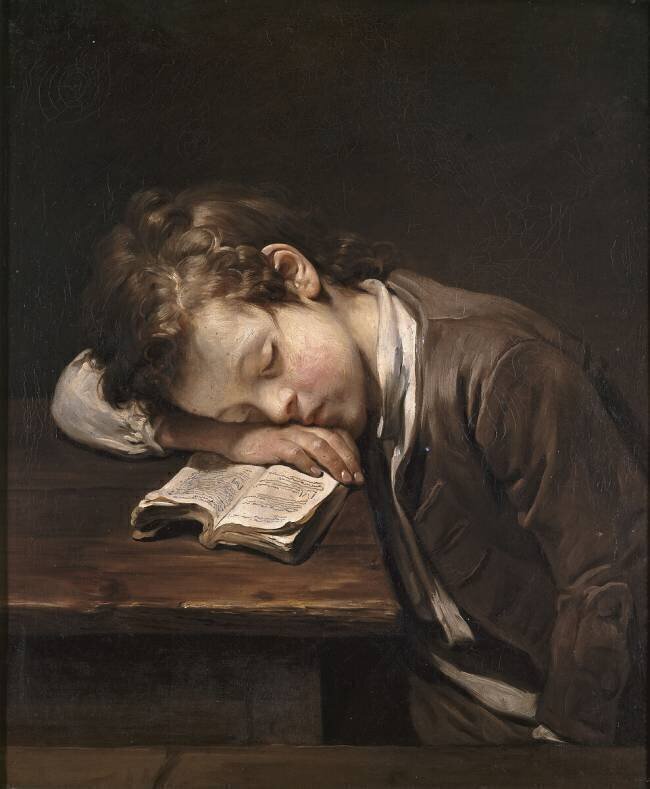 Le petit paresseux Jean-Baptiste Greuze