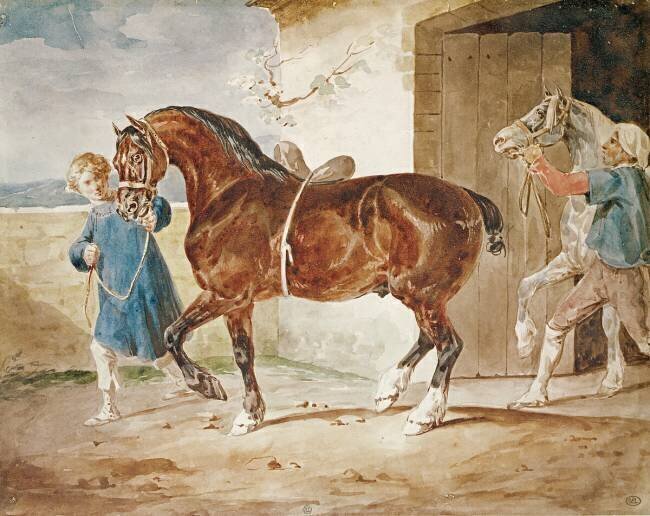 Leaving the Stable Théodore Géricault