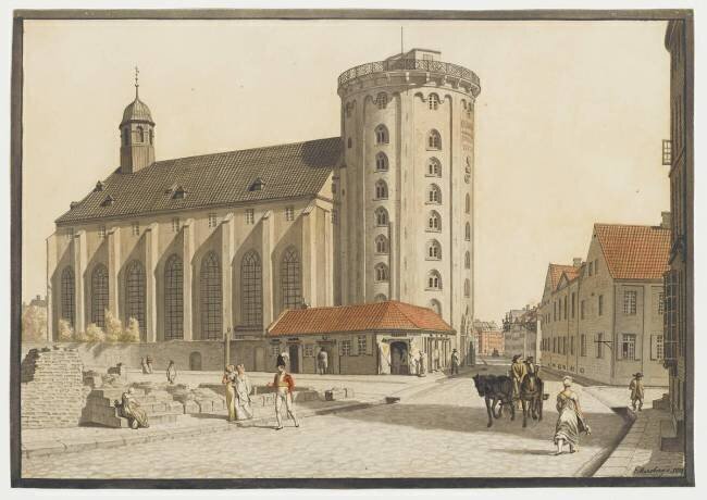 L'église de la Trinité de l'Observatoire de Copenhague Christoffer Wilhelm Eckersberg