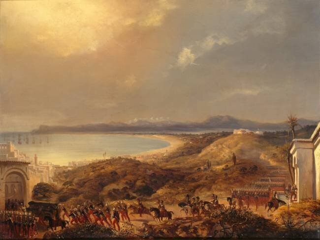 L'entrée de l'armée française dans Alger le 5 juillet 1830 Eugène Napoléon Flandin