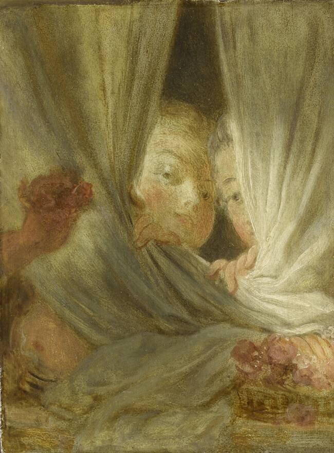 Les Curieuses Jean-Honoré Fragonard
