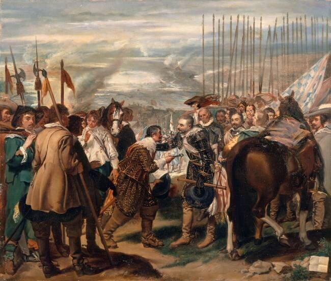 Les lances. La réddition de Breda (copie d'après Velasquez) Diego Vélasquez