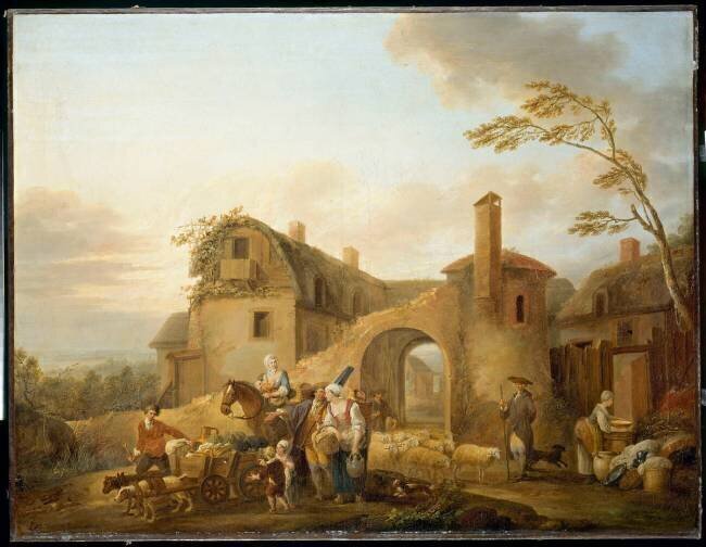 Les Quatre heures de la journée : le Matin Louis-Joseph Watteau de Lille