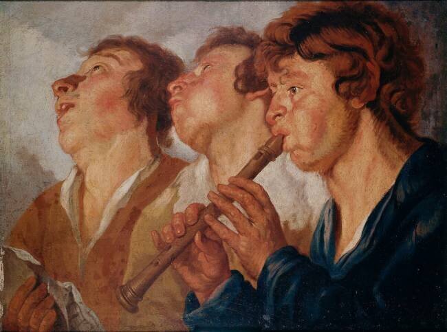 Les trois musiciens Jacob Jordaens