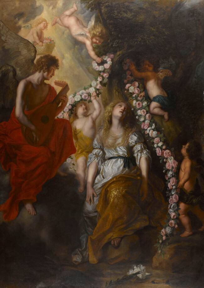 L'extase de sainte Rosalie de Palerme Théodor Boeyermans