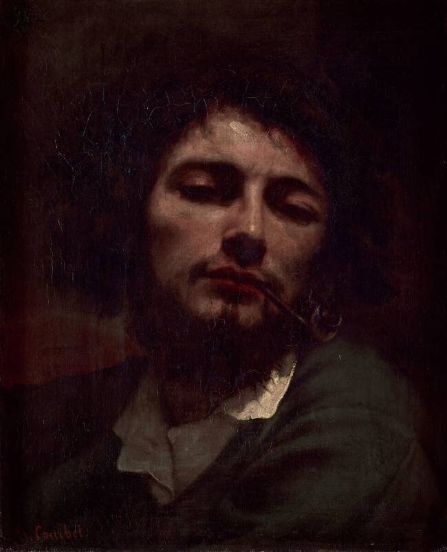 L'homme à la pipe Gustave Courbet