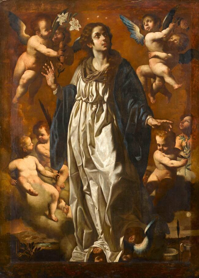 L'Immaculée conception Paolo Domenico Finoglia