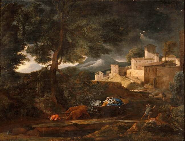 L'Orage (dit l'orage Pointel) Nicolas Poussin