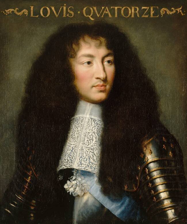 Louis XIV, roi de France et de Navarre (1638-1715) portrait en buste et en cuirasse, vers 1662 Charles Le Brun
