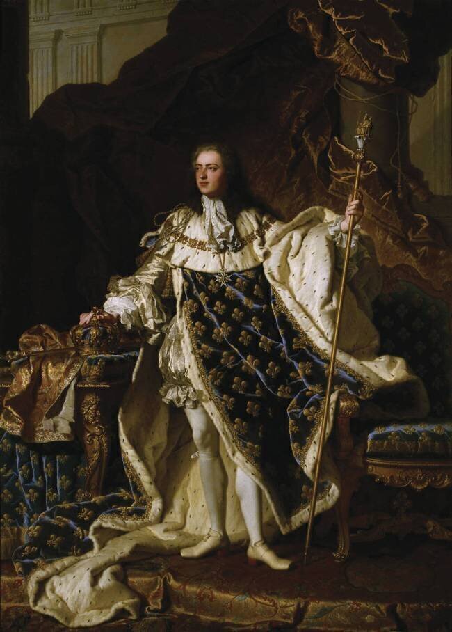 Louis XV, roi de France (1710-1774) Hyacinthe Rigaud