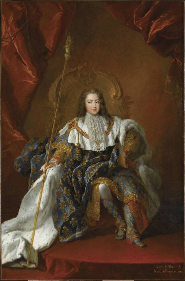 Louis XV, roi de France (1710-1774) Alexis Simon Belle