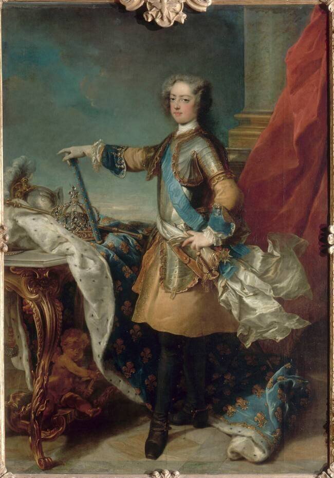 Louis XV, roi de France et de Navarre (1710-1774), vers 1723 Jean Baptiste van Loo