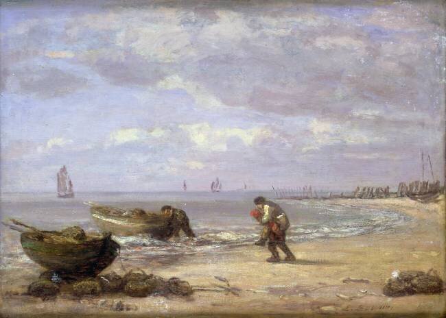 Low Tide near Honfleur Eugène Boudin