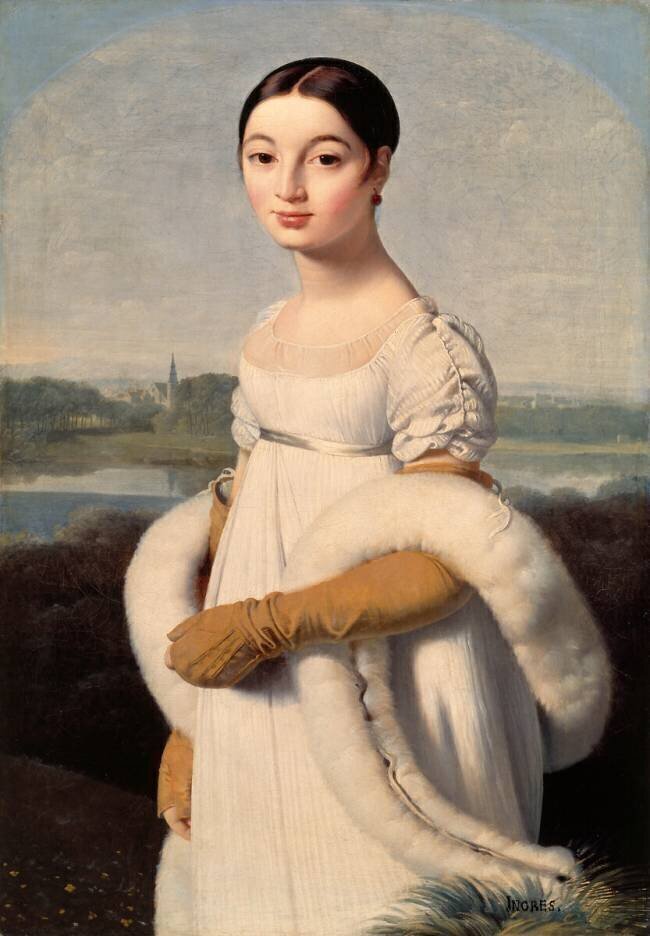 Mademoiselle Caroline Rivière (1793-1807) Jean-Auguste-Dominique Ingres