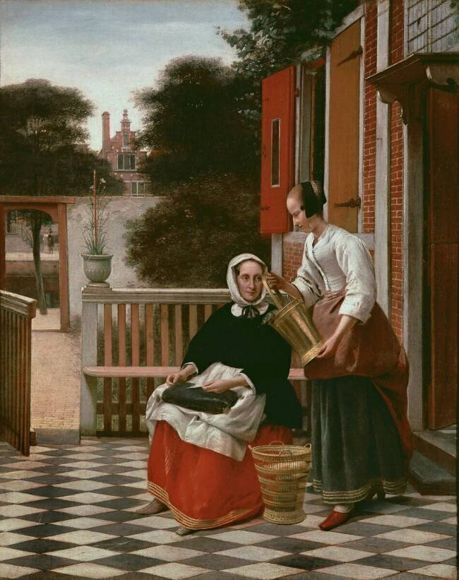 Maîtresse et servante Pieter de Hooch