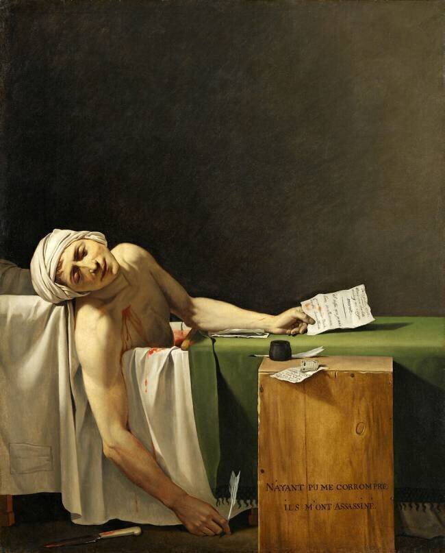 Marat assassiné Jacques-Louis David