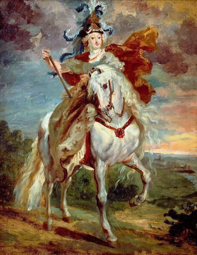 Marie de Medicis at Pont-de-Ce Théodore Géricault