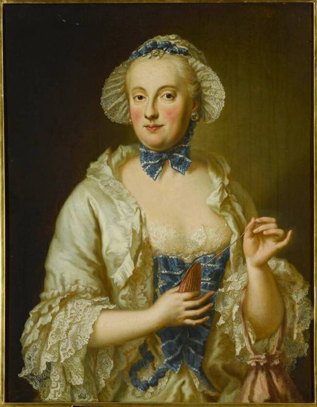 Marie-Anne-Sophie de Saxe, princesse électrice de Bavière (1728-1797) Georg Desmarées