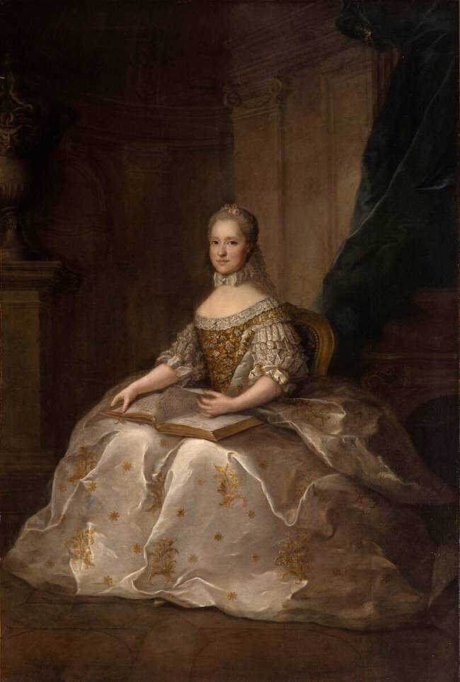 Marie-Josèphe de Saxe, Dauphine de France (1731-1767) Anne Baptiste Nivelon