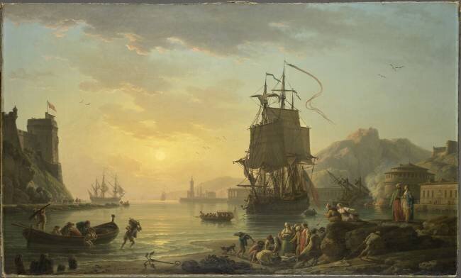 Marine, le retour de pêche Joseph Vernet