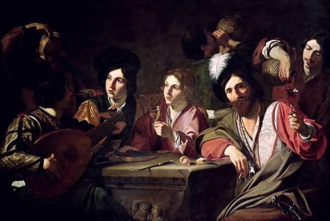 Meeting of Drinkers Bartholomeo Manfredi