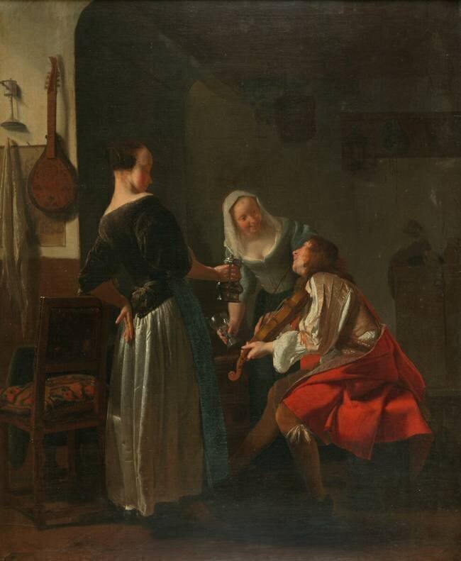 Merry Company Jacob Ochtervelt