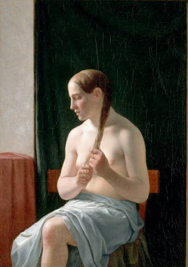 Modèle assis Christoffer Wilhelm Eckersberg
