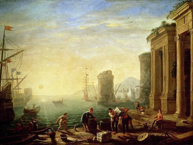 Morning at the Port Claude Gellée