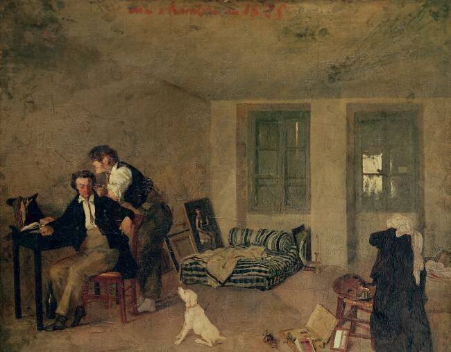 My Room in 1825 Octave Tassaert